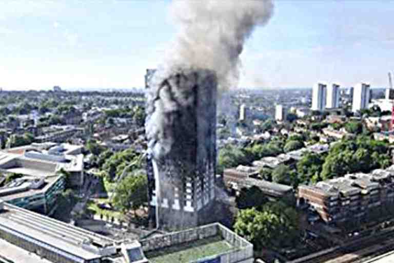 6 قتلى في حريق برج سكني غرب لندن