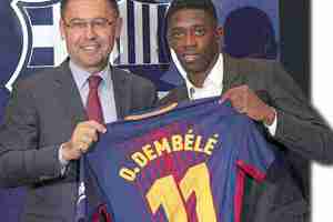 برشلونة يقدم ديمبيلي