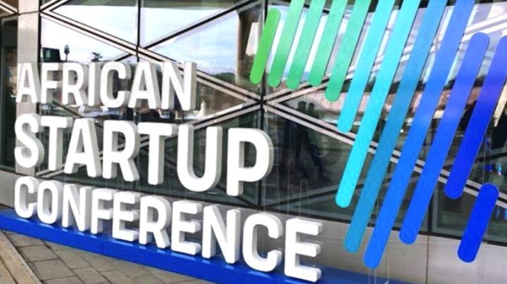 طابع بريدي خاص بالمؤتمر الإفريقي للمؤسسات النّاشئة