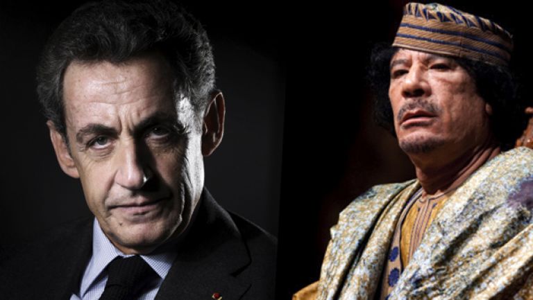 لعنة القذافي تلاحق ساركوزي
