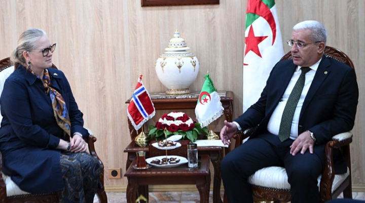 بوغالي يشيد بدعم النرويج للقضيتين الفلسطينية والصحراوية