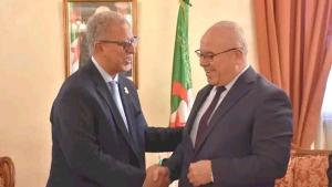 وزير الفلاحة والتنمية الريفية، يوسف شرفة-وزير الزراعة الموريتاني، أمم بيباته احماه الله