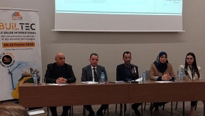 سيف الدين صالحي، مدير مؤسسة "ميديا سمارت" المنظمة للطبعة الرابعة من الصالون الدولي للبنايات الحديثة والتكنولوجيات الجديدة "بيلتاك 2024"، بولاية قسنطينة
