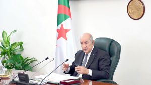  رئيس الجمهورية، القائد الأعلى للقوات المسلحة، وزير الدفاع الوطني السيد عبد المجيد تبون