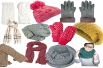 قبعات وأوشحة وسماعات أذن شتوية، زينة شتاء 2017