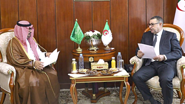 سعيود يبحث سبل تعزيز التعاون بين الجزائر والسعودية