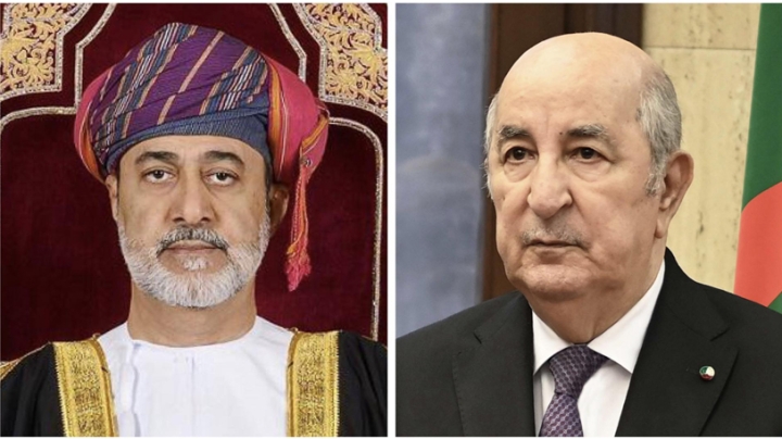 رئيس الجمهورية يتلقى تهاني جلالة سلطان عمان