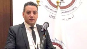 رئيس الاتحادية الوطنية للسباحة محمد حكيم بوغادو المنتهية ولايته