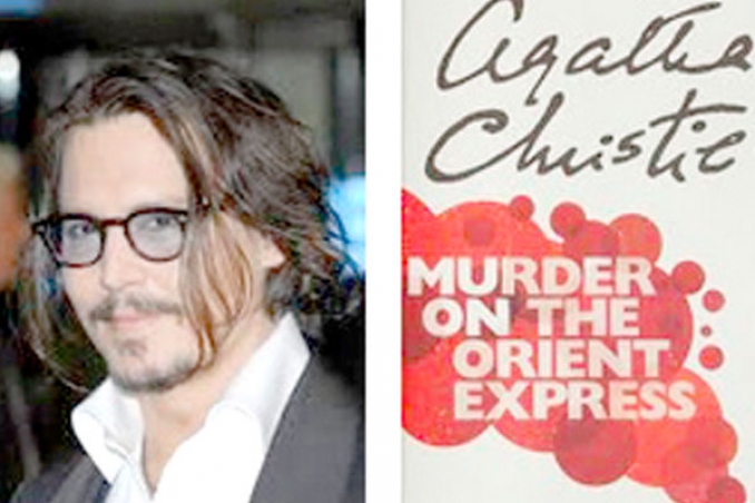 جوني ديب على متن "قطار الشرق السريع"