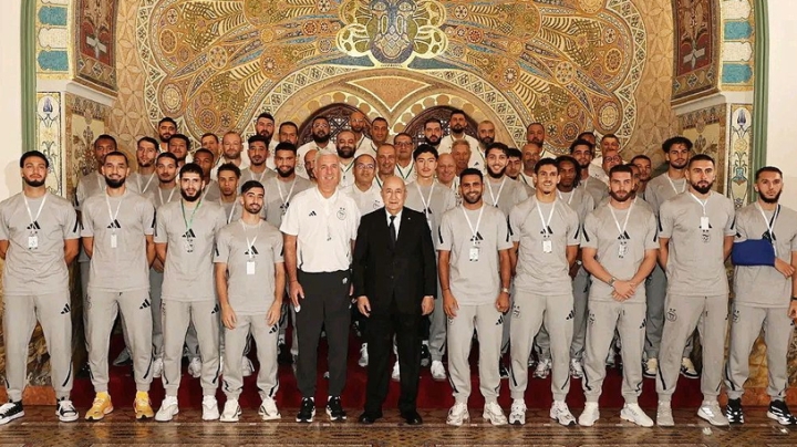 الرئيس تبون يهنئ المنتخب الوطني والجماهير الجزائرية