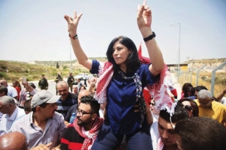 البرلمانية الفلسطينية خالدة جرار تستعيد حريتها