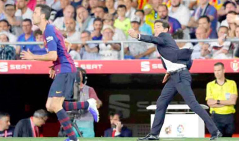 "أقلت لأنني فزت على برشلونة وتوجت بالكأس"