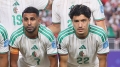 قائد المنتخب الجزائري رياض محرز -وسط الميدان الهجومي الدولي الجزائري إبراهيم مازة
