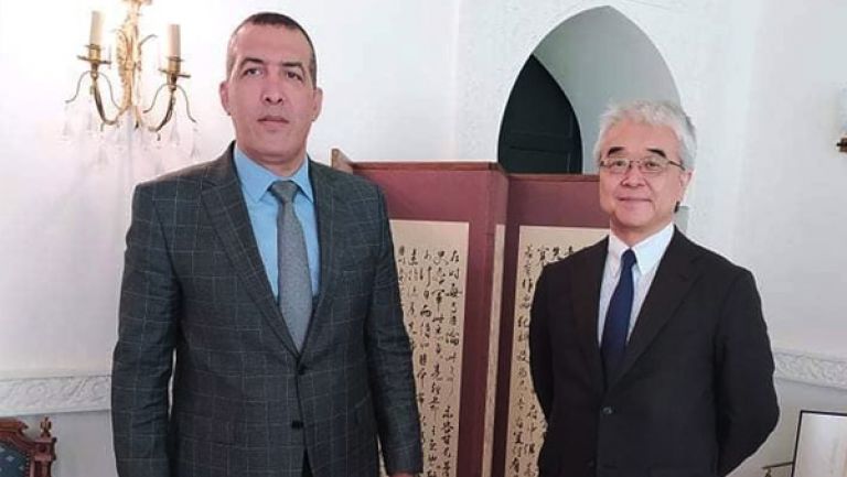 سفير اليابان يستقبل رئيس اتحادية الجيدو
