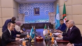 وزير الدولة، وزير الشؤون الخارجية والجالية الوطنية بالخارج والشؤون الإفريقية، أحمد عطاف - الأمين العام السابق للأمم المتحدة، بان كي مون