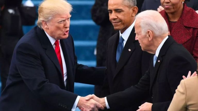 تنابز بين بايدن وترامب حول المظاهرات الاحتجاجية