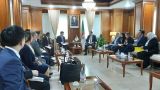  وزير الدولة، وزير الطاقة والمناجم  والطاقات المتجددة، محمد عرقاب - النائب الأول لرئيس شركة &quot;سينوبك&quot; الصينية، نيو شوانوين 