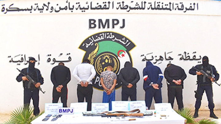 حجز كمية من الأسلحة التقليدية والذخيرة
