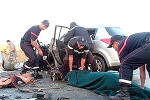 وفاة خمسيني وإصابة أربعة في حاديث مرور -بوعريريج