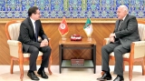  وزير الدولة، وزير الشؤون الخارجية والجالية الوطنية بالخارج والشؤون الإفريقية، أحمد عطاف - سفير تونس رمضان الفايض