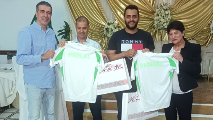 رابطة وهران تحتفي بالبطلين ليلى دواجي ومراد هلال