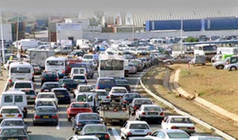 اختناق في حركة السير بتبسة