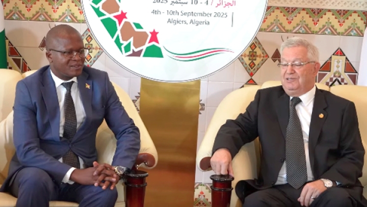 ناصري يستقبل رئيس وزراء جمهورية بورندي