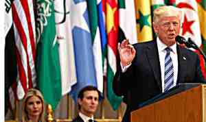 ترامب: القضاء على الإرهاب مسؤولية الدول الإسلامية