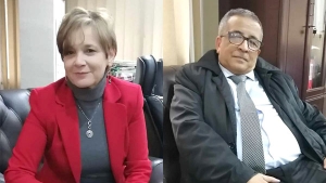   المديرة العامة للوكالة الوطنية لتهيئة وجاذبية الأقاليم سعاد اسكندر-المدير التقني بالوكالة الوطنية لتهيئة وجاذبية الأقاليم علي بن صديق