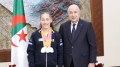 رئيس الجمهورية، السيّد عبد المجيد تبون - نجمة المنتخب كيليا نمور