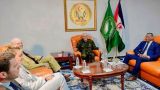          رئيس الجمهورية العربية الصحراوية الديمقراطية الأمين العام لجبهة البوليساريو، السيد إبراهيم غالي - المبعوث الشخصي للأمين العام الأممي إلى الصحراء الغربية، السيد ستافان دي ميستورا 
