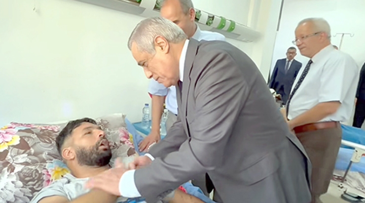 الرئيس تبون حريص على التكفّل الأمثل بالمصابين وذويهم