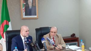 وزير الشؤون الدينية والأوقاف يوسف بلمهدي - محمود صدقي الهباش قاضي قضاة دولة فلسطين، مستشار الرئيس الفلسطيني للشؤون الدينية والعلاقات الإسلامية