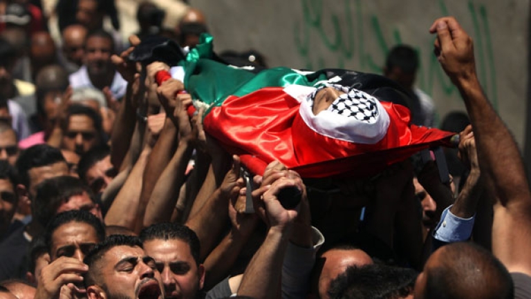 استشهاد شاب فلسطيني برصاص قوات الاحتلال