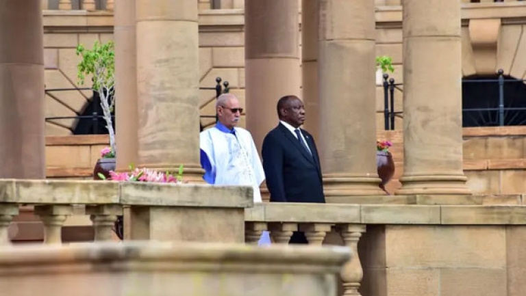 الرئيس الصحراوي ينهي زيارة &quot;تاريخية&quot; إلى جنوب إفريقيا