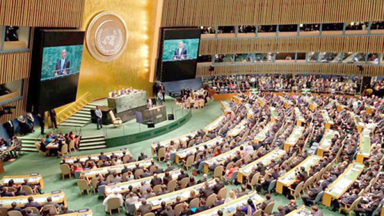 رؤساء العالم يلقون خطابات مسجلة في أشغال الجمعية الأممية