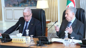 رئيس مجلس الأمةّ، صالح قوجيل- رئيس المجلس الشعبي الوطني ابراهيم بوغالي