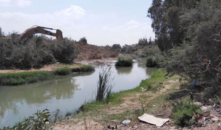 مشروع لتهيئة مجرى الوادي