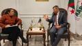 المدير العام للوكالة الجزائرية لترقية الاستثمار عمر ركاش - الممثلة المقيمة لمجموعة البنك الدولي في الجزائر جميلة حاج باي أوغلو جيرين