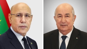 رئيس الجمهورية، السيد عبد المجيد تبون-الرئيس الموريتاني، السيد محمد ولد الشيخ الغزواني