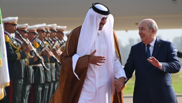 رئيس الجمهورية يتبادل تهاني العيد مع أمير دولة قطر