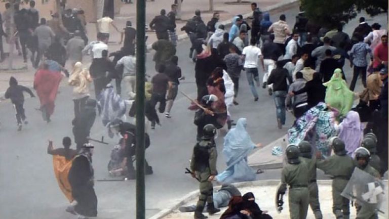 تقرير حقوقي صحراوي يفضح الانتهاكات المغربية