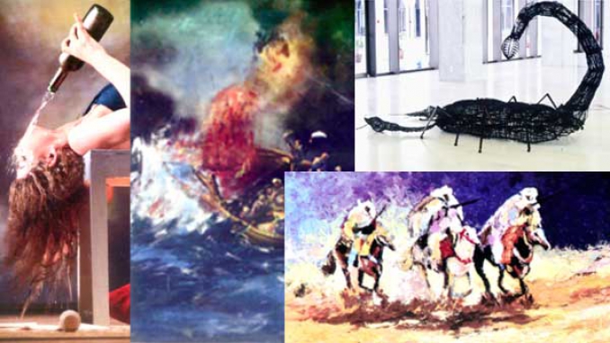 63 فنانا بين الرسم والنحت والصورة
