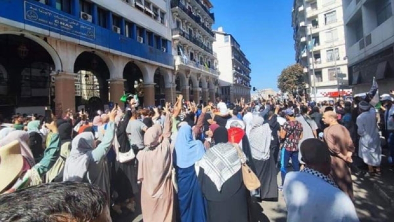 مسيرات شعبية اليوم في الجزائر لنصرة فلسطين