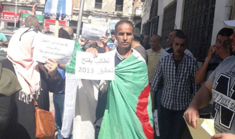مكتتبو وهران  يعودون للاحتجاج