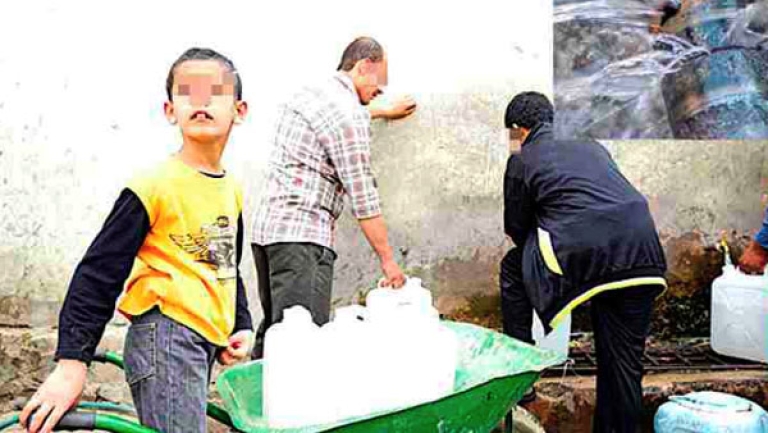 أزمة مياه شرب حادة