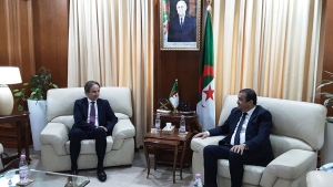 وزير الطاقة والمناجم، محمد عرقاب-نائب الرئيس التنفيذي المكلف بالملف الخارجي لـ"إكوينور"، فيليب ماتيو