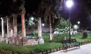  حديقة ”مصطفى سريدي”  معروفة سابقا  بـ ”الحديقة الأثرية” وسط مدينة قالمة