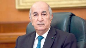رئيس الجمهورية عبد المجيد تبون