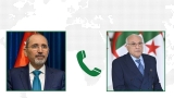 وزير الدولة، وزير الشؤون الخارجية والجالية الوطنية بالخارج والشؤون الإفريقية، أحمد عطاف - نائب رئيس الوزراء ووزير الخارجية وشؤون المغتربين للمملكة الأردنية الهاشمية، أيمن الصفدي